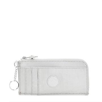 Kipling Dafni Metallic Wallet Portefeuille Zilver | NL 1041VR